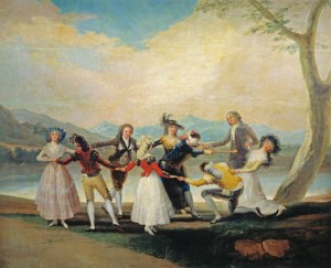 Obraz tańczących Franciso Goya